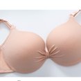 thumbnail image 3 of Womans Solid Color Comfortable Hollow Out Perspective Bra Underwear No Rims, 3 of 8
