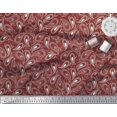 thumbnail image 2 of Soimoi Moss Georgette Fabric Dot & Paisley Decor Fabric Printed Yard 42 Inch Wide, 2 of 3