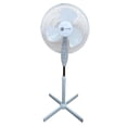 thumbnail image 1 of Iconnek - Three Speed Pedestal Fan, Adjustable Swing and Tilt, 16 '', White, 1 of 2