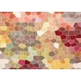 thumbnail image 1 of Ahgly Company Indoor Rectangle Traditional Orange Persian Area Rugs, 7' x 9', 1 of 6