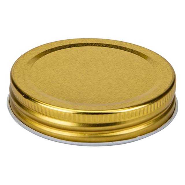 CAROOTU 12/24 Pcs Couvercles à Fentes Scellés de Rangement Capuchons Solides pour Pot Mason à Ouverture Régulière/grande
