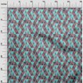thumbnail image 3 of oneOone Cotton Silk Fabric Triangle Geometric Print Fabric By The Yard 42 Inch Wide, 3 of 5
