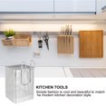 thumbnail image 4 of EeaseCA Kitchen Utensil Chopsticks Perforated Holder Box with Hooks Chopsticks Holder Drying Rack Basket, 4 of 8