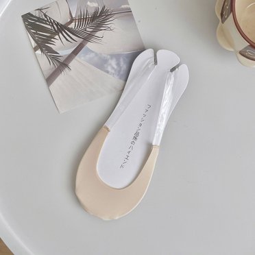TopLLC Chaussettes à Embout d'Orteil Chaussettes à Talons Hauts Femmes Été Semelle Fine Respirantes Chaussettes Antidérapantes Chaussettes Antidérapantes
