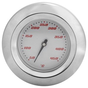 Uadme Jauge de température pour barbecue,thermomètre bimétallique Thermomètre de cuisson à cadran professionnel Thermomètre à viande en acier inoxydable pour four à barbecue,50-450 ?