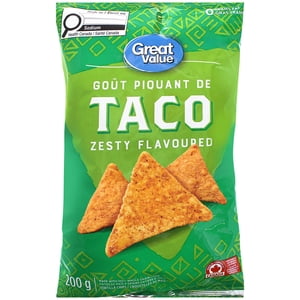 Great Value Taco Zesty Épingles de tortilla aromatisées
