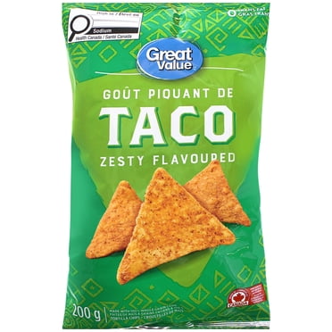 Great Value Taco Zesty Flavoured Tortilla Chips