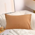 thumbnail image 1 of YIMWNYI Japanese Style Unprinted Pillowcase, Washed Pillow Cover, Polyester Pillowcase, Solid Color Minimalist Bedding, Skin-Friendly Breathable Pillowcase, Fade-Resistant & Pilling-Free Pillowcase, 1 of 6