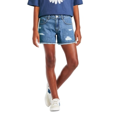 Short en denim à motif usé George pour filles