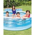 thumbnail image 3 of Intex Swim Center Family Lounge Pool, Age 6+, Inflatable Pool with Built-In Bench, 3 of 4