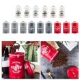 thumbnail image 4 of Abbracc 1200ml Sugar Tea Coffee Canisters Set Airtight Kitchen Food Storage Jars Bottles D White, 4 of 9
