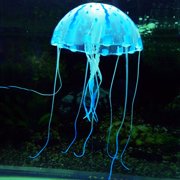 mtvxesu Large Aquarium Decorations, Fish Tank Fluorescent Glowing Beauty Artificial Fake Jellyfish Ornament Aquarium Fish Tank Decorations Plants Up to 65% Off