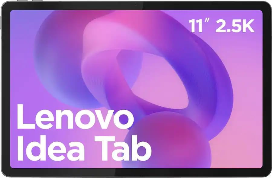 Refurbished (Good) Lenovo Idea Tab 11" WQXGA Tablet (MediaTek Dimensity 6300, 8GB RAM, 128GB UFS 2.2, Android 15) - Luna Grey (ZAFR0928US)