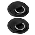 thumbnail image 2 of PVC D Patch, Reusable Durable Deck Accessories D-Ring Patch 2pcs  For Roof Racks Trailers Ground Sheets For PVC Inflatable Boat Kayak Canoe Yellow,Blue,Red,Emerald, 2 of 8