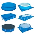 thumbnail image 4 of 6/8/10/12Ft Round Swimming Pool Protective Cover for Round Inflatable Family Pool Outdoor Dust Cover Pe Insulation Film 10Ft, 4 of 8