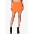 thumbnail image 2 of TheMoogan Women's Basic Stretch Cotton High Waist Double Layer Tube Mini Skirt, 2 of 7
