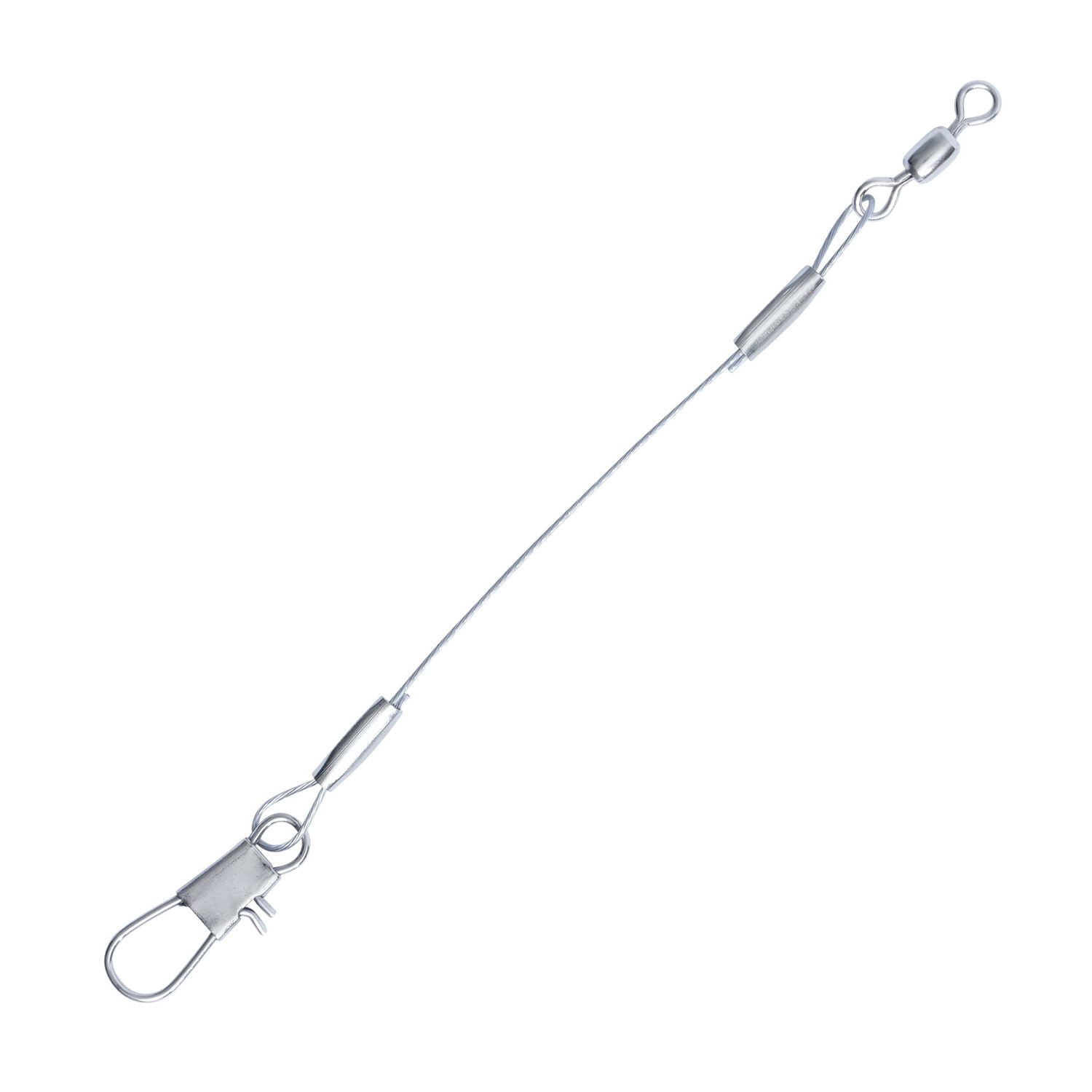 Eage Claw Q08013-003 9" Leader en acier, test de 30 lb, paquet de 3