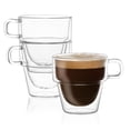 thumbnail image 1 of Stoiva Stackable Double Wall Glasses - 5 oz - Set of 4, 1 of 8