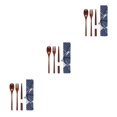 thumbnail image 3 of Maytalsory Set School Student Chopstick Fork Spoon Flatware with Storage Bag Type 6 3Set, 3 of 6