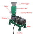 thumbnail image 2 of Machine à Granules de Bois 8 mm 2 Rouleaux Scie Pelletiseur de Poussière Machine de Traitement de Biomasse 220 V 3 Phases, 2 of 18
