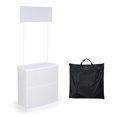 thumbnail image 1 of InstaHibit Portable Promotion Counter Table Foldable Booth Kiosk Trade Show Display Banner Stand, 1 of 9