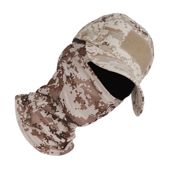 Langgg Capuche pour Hommes Femmes Chapeaux de Soleil Camouflage Extérieur Couverture de Visages Camping Randonnée Alpinisme Pêche Sports Type 12 1Ensemble