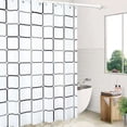 thumbnail image 4 of TIMIFIS Shower Curtain for Bathroom Modern Shower Curtain Universal for All Seasons in Bath Long Shower Curtains Set Shower Curtain Liner, 4 of 8