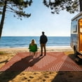 thumbnail image 4 of Tapis de Camping Extérieur – Tapis de Patio en Paille Plastique – Ligne Portable et Réversible – Comprend un Sac de Transport – Terrasse, Véranda et Cour Arrière, 4 of 12