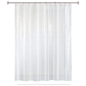 Mainstays Stars Foil PEVA Shower Curtain