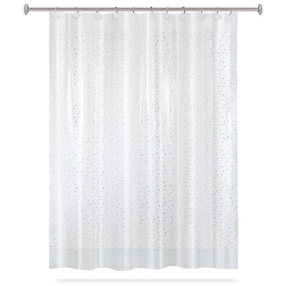 Mainstays Stars Foil PEVA Shower Curtain