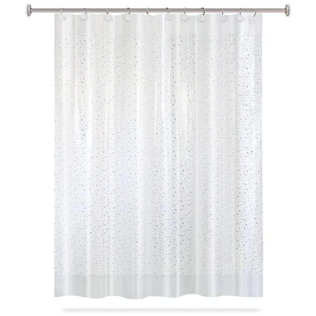 Mainstays Stars Foil PEVA Shower Curtain