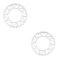 thumbnail image 4 of Redempat Chain Ring - Easy To Install Durable Wide Compatibility - Bike Crank Precise Fit Bicycles Crank 50T silver 2Set, 4 of 6