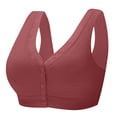 thumbnail image 1 of Cameland Women Plus Size Daily Bras Wire Free Front Open Buckle Vest Top Underwears Bras, 1 of 3