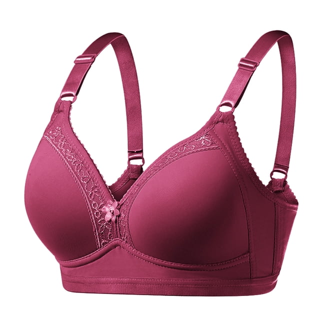 Timegard Bras for Women Full Coverage High Support Adjustable Strap Wirefree Comfort Everyday Bralette