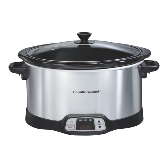 Hamilton Beach 33480 8 qt Stainless Steel Slow Cooker
