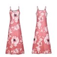 thumbnail image 3 of Robe d'Été Bohème Sans Manches à Dégradé de Couleurs pour Femmes, Robe Longue Maxi Décontractée pour Dames, Aguichant à Col en V, Plage, Vacances, Fête, Cocktail, Robe Évasée, Robe d'Été, P-5TG, 3 of 3