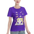 thumbnail image 2 of T-Shirt Basique à Manches Courtes pour Femmes Sailor Moon Lièvre Lunaire, 2 of 6