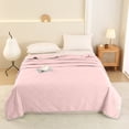 thumbnail image 1 of Soybean Fiber Refrigeration Quilt Cool Quilt Washed Quilt Core Machine Washable Thin Quilt, 1 of 9
