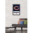 thumbnail image 3 of NFL Chicago Bears - Logo 21 Wall Poster, 22.375" x 34" Framed, 3 of 4