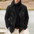 thumbnail image 2 of Pisexur Jean Jacket for Men, Fashion Mens Denim Jacket Washed Classic Casual Distressed Ripped Slim Fit Trucker Jacket, 2 of 3