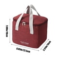 thumbnail image 3 of TopLLC Organisateurs et Rangement de Garde-Robe, Organisation et Rangement, Bacs de Rangement, Contenants de Rangement Sac Bento Isolé Sac à Lunch Glacière Isolée Sac à Lunch Portable Sac de Pique-Nique Isolé Organisateur de Lunch Isolé, 3 of 6