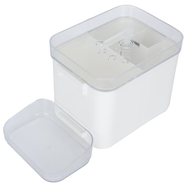 Fontaine à Eau pour Animaux de Compagnie, Fontaine à Boire pour Animaux de Compagnie, Sol Automatique pour Ménage, Muet, Capacité de 2L avec Protection Anti-Poussière pour Chat, Interface USB pour Chien