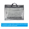 thumbnail image 3 of Unique Bargains Handbag Dust Bags, L Size PVC Dustproof Transparent Purse Protector, Gray, 3 of 5