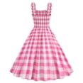 thumbnail image 4 of Ketyyh-chn99 Blouses pour Femmes Mode Chic Femme Élégante Robe de Soirée Décontractée Robes T-shirt Manches Longues Robe Bohème de Plage Rose,TG, 4 of 4