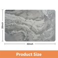 thumbnail image 5 of Long Bathroom Rug Runner 20x32 inch – Soft Microfiber Bath Mat in Modern Marble Design - Non-Slip & Machine-Washable Floor Rug for Shower & Tub, 5 of 5
