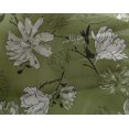 thumbnail image 4 of oneOone Georgette Viscose Light Green Fabric Florals Fabric For Sewing Printed Craft Fabric By The Yard 42 Inch Wide, 4 of 4