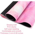 thumbnail image 2 of Desk Pad Protector,Cute Mouse Pad,Marble Office Desk Mat,Non-Slip Desk Pad for Keyboard and Mouse,Laptop Desk Leather Cover,Waterproof Writing Mat for Office Home (Pink,31.5" x 11.8"), 2 of 5