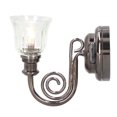 thumbnail image 3 of Dollhouse Wall Light, Exquisite Appearance Retro Look Metal Plastic 1:12 Dollhouse LED Wall Lamp Warm Lighting With Battery For Collection, 3 of 8