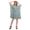 thumbnail image 2 of Moomaya Robe Courte de Caftan de Plage, Robe de Couverture Imprimée, Kaftan pour Femmes, Tenue de Plage, Couverture, 2 of 4