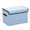 Blue, variant on shyuyusa Larger Fabric Collapsible Storage Bins Foldable Storage Boxes with Lids, Storage Cube Organizer Basket for Home, Closet, Bedroom